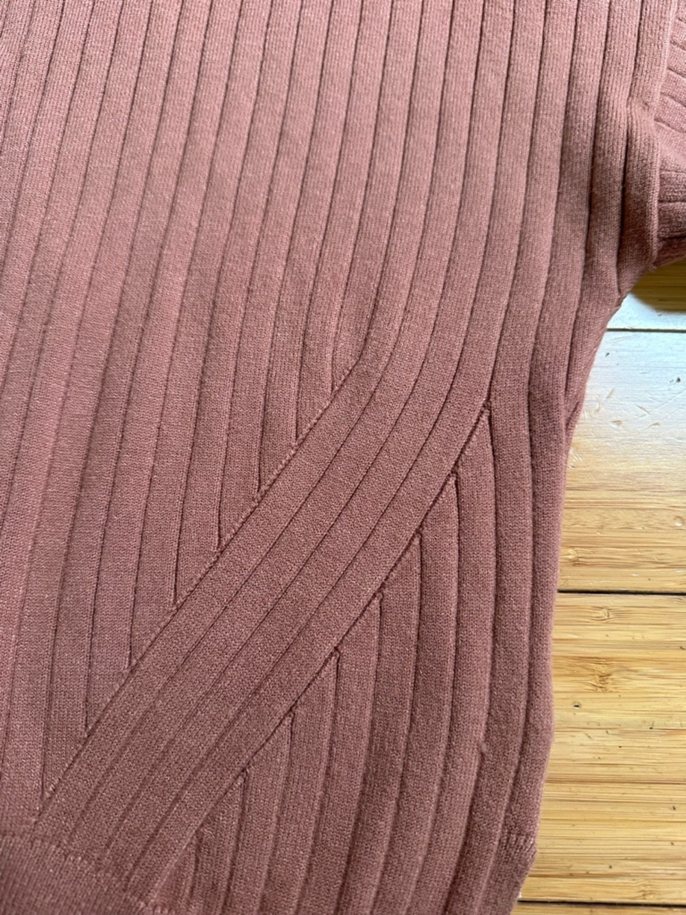 Abercrombie & Fitch Ribbed Knit 2 Piece Lounge Set XS Mauve Brown - Picture 11 of 16